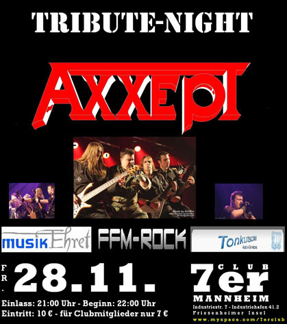 Axxept, The No.1 Accept Tributeband, Booking, Martin Entertainment, www.axxept.com, www.martinentertainment.de